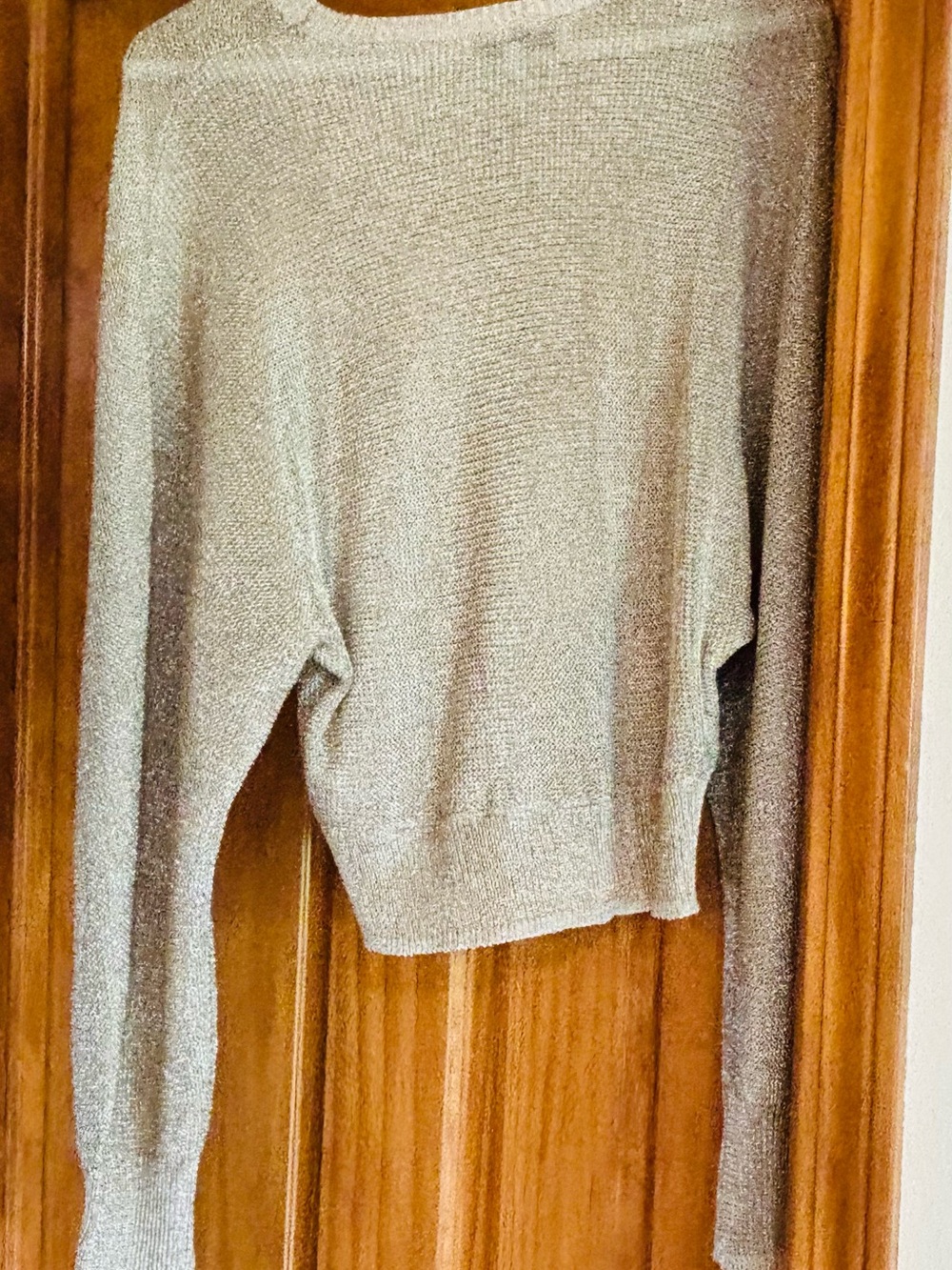 HYFVE Light Gold Metallic Crewneck Sweater - Picture 10 of 10